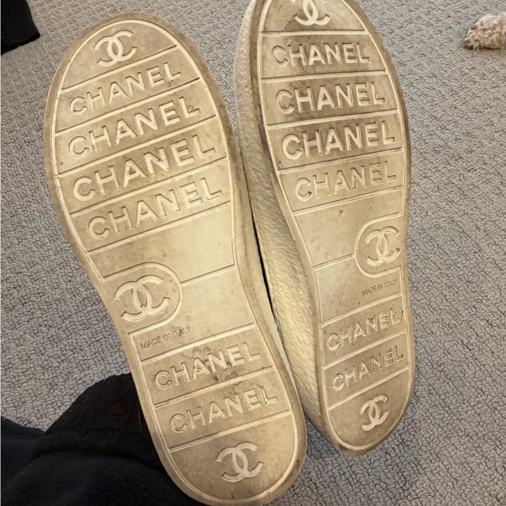Chanel Black Leather low top Women's Sneakers, 37 EU - Picture 5 of 5